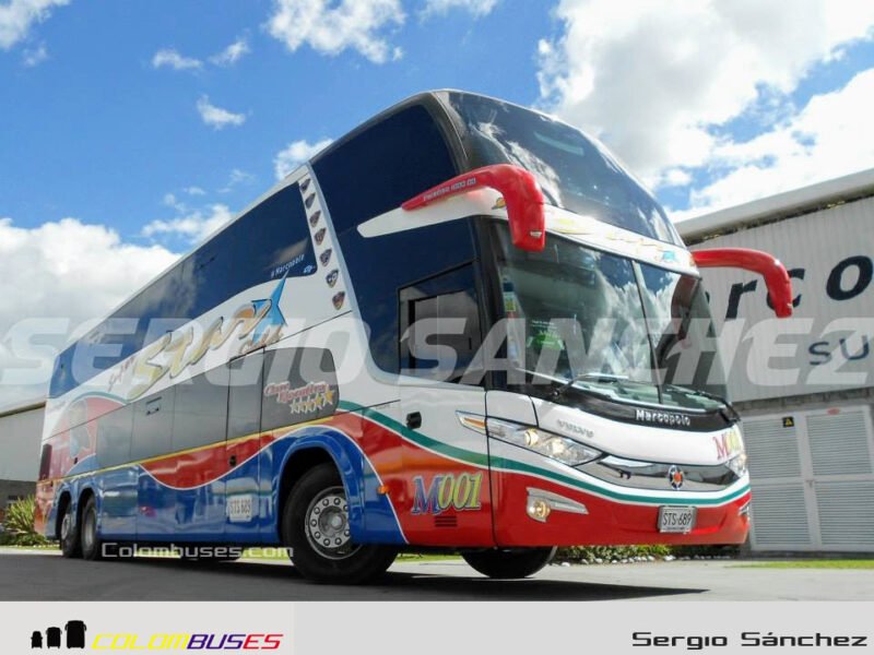 Bus de dos pisos Cootragua