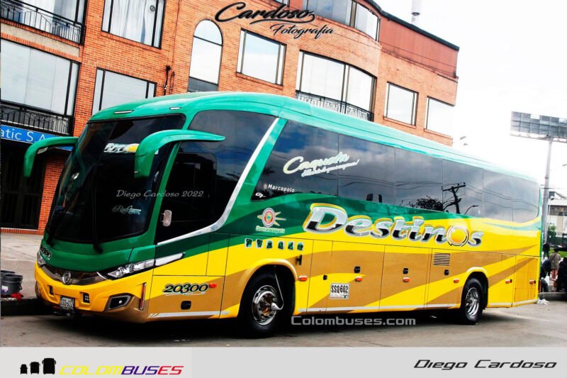 Bus Cootranscaqueta Destinos